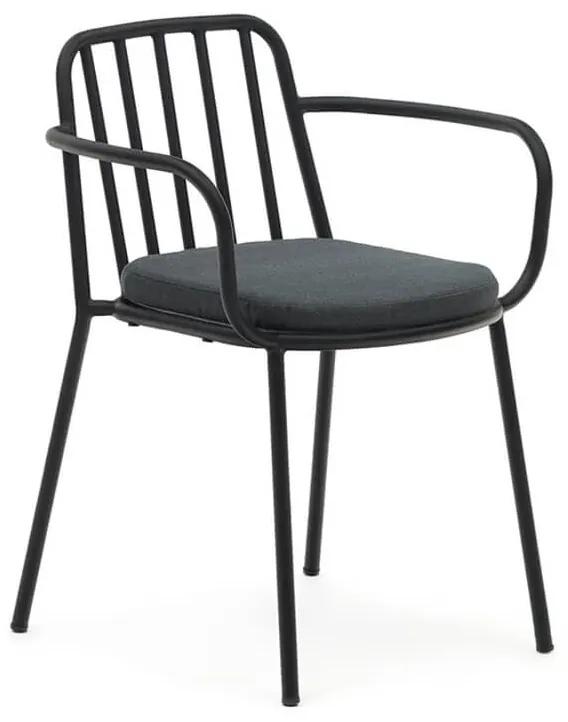 Záhradná stolička manta čierna MUZZA