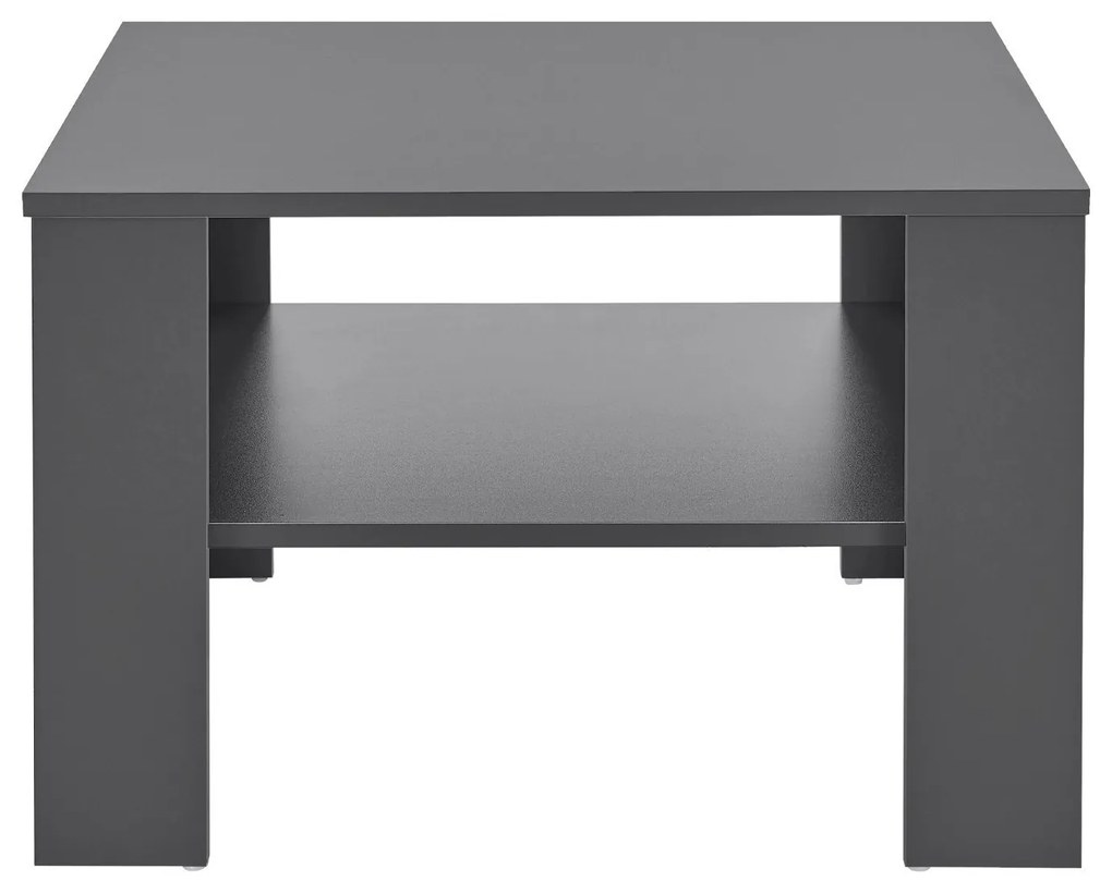 InternetovaZahrada Konferenčný stolík 60x60cm - tmavošedý