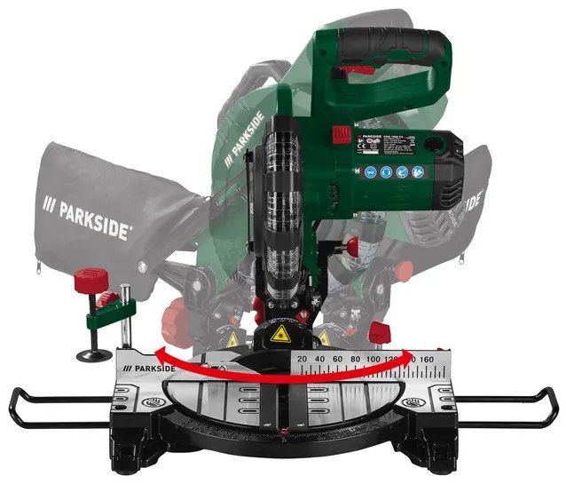 Parkside® Skracovacia a pokosová píla PKS 1500 C4 (100376516)