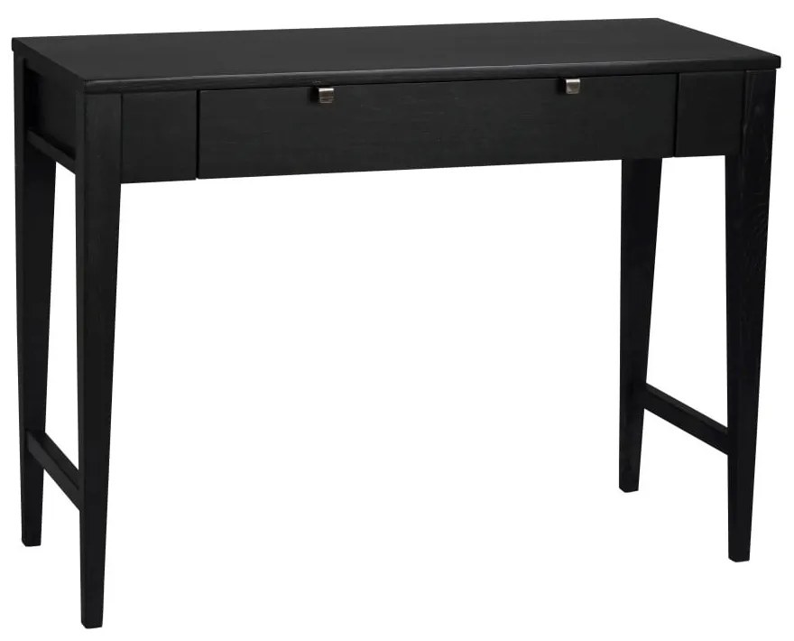 Čierny dubový konzolový stolík Rowico Fulla