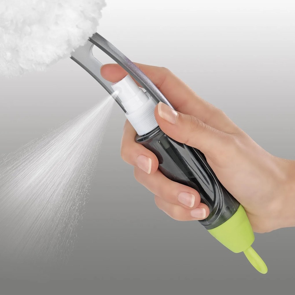 Ručný mop / prachovka s rozprašovačom 2v1 CLEANmaxx - 50 ml