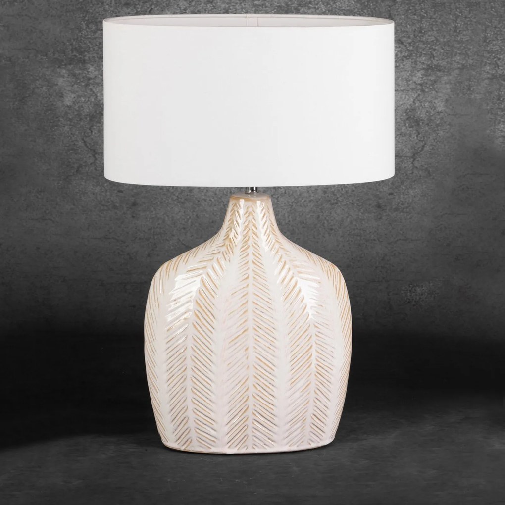 Stolná lampa Liza (01) 38x18x58 cm vzorovaná