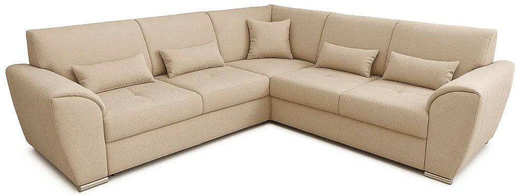 Rohová rozkladacia sedačka ROYAL 2+L bežová