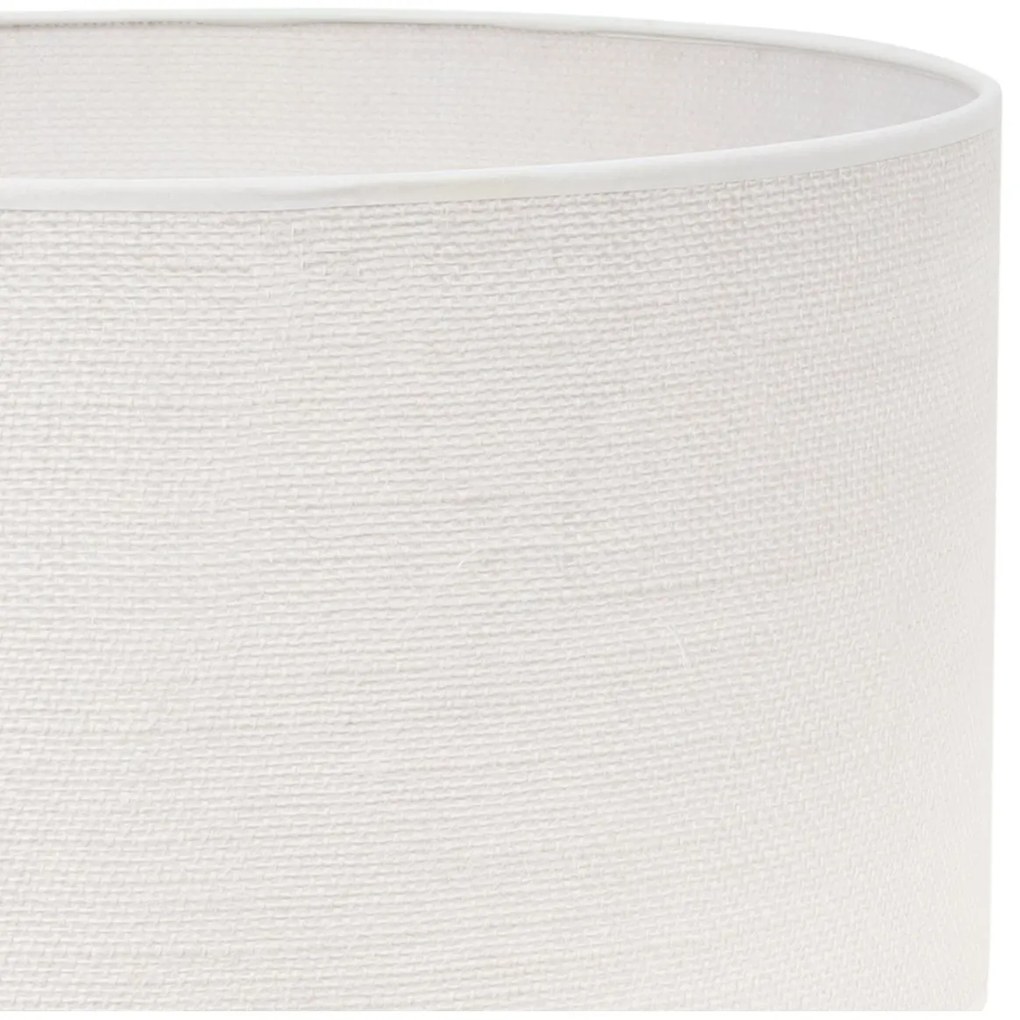 Závesné svietidlo Juta, 1x biele jutové tienidlo, (fi 40cm), w