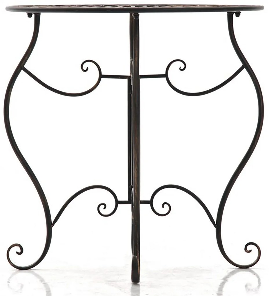 Kovový stôl Indra - Bronzová