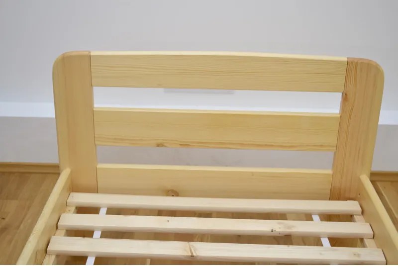 ECOMATRACE POSTEL ASIA BEZ ROŠTU, BOROVICA LAKOVANÁ Rozmery 90x200