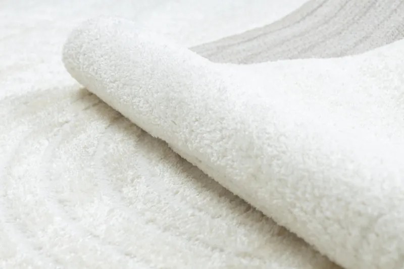 Dywany Łuszczów, Kusový koberec Mode 8587 geometric cream, 140x190, béžová, chodba / predsieň