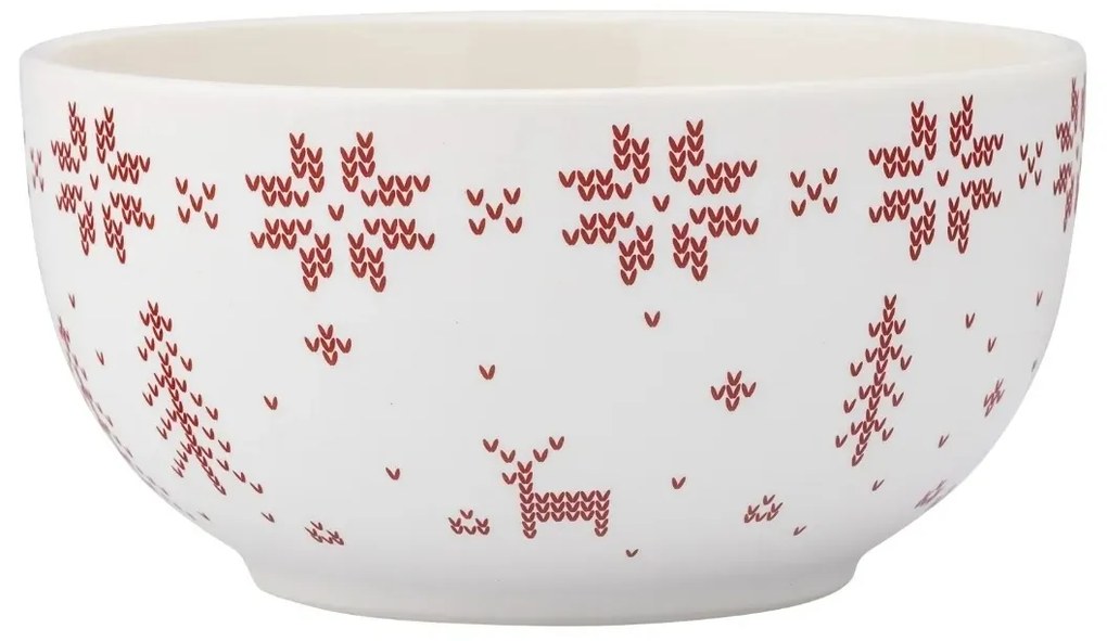 Altom Porcelánová miska Grenlandia 13 cm, 600 ml, červená