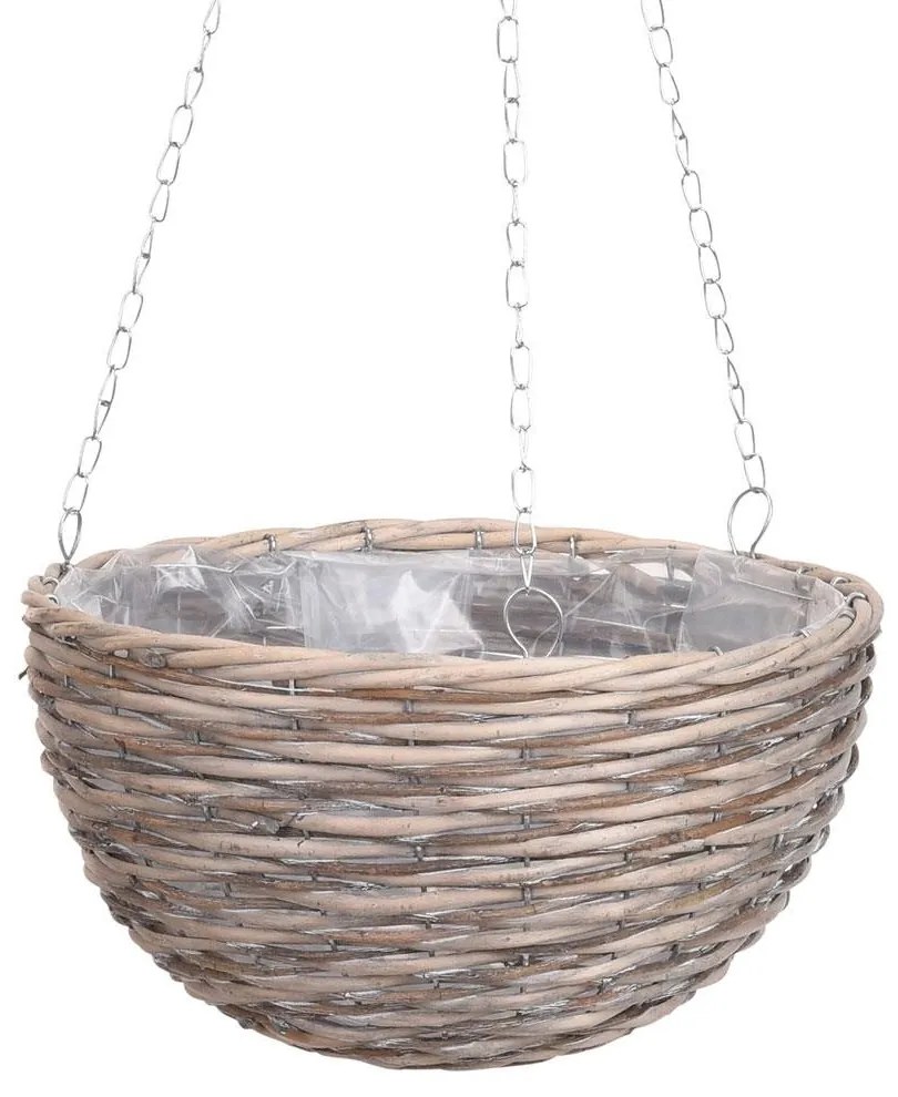 Závesný kvetináč Abbe hnedý