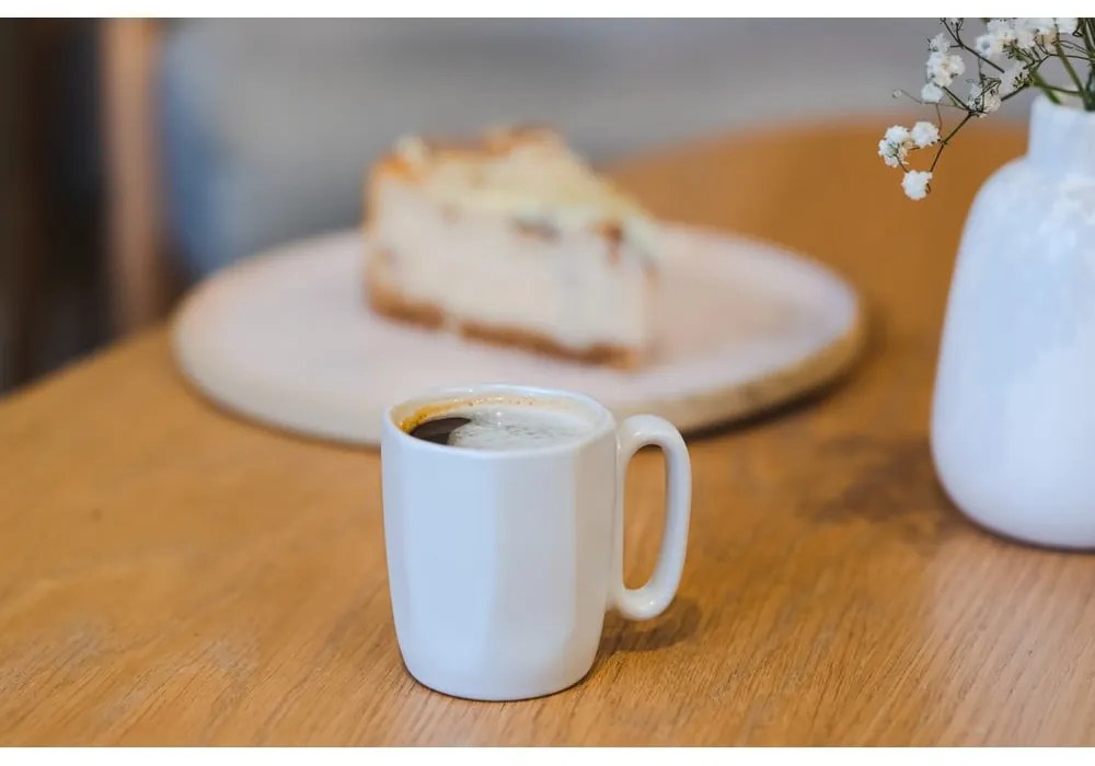 Biele hrnčeky na espresso z kameniny v súprave 2 ks 80 ml Fuori – Vialli Design