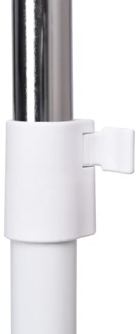 Vešiak RUFO na kolieskach, biely