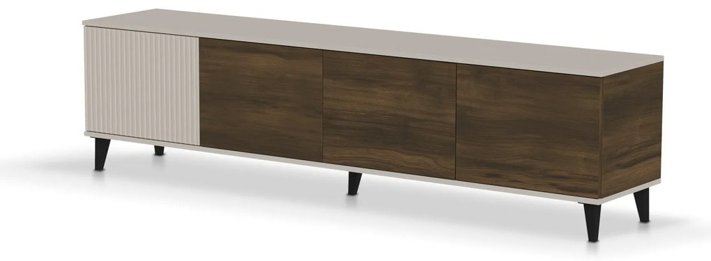 TV stolek Random 200 cm kašmír/ořech