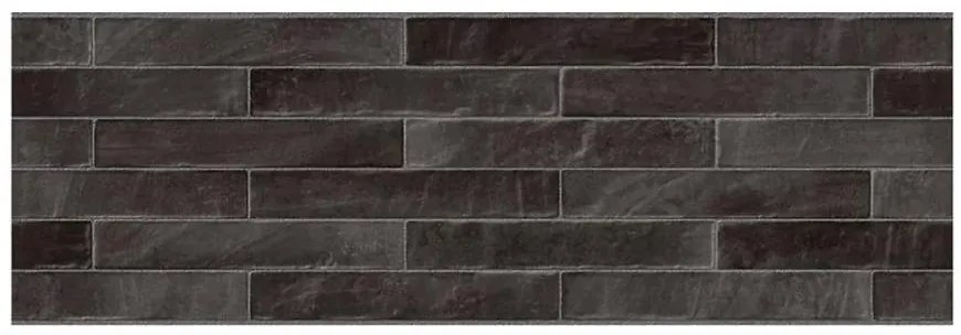 Obklad Brick XL negro rekt. 25/75