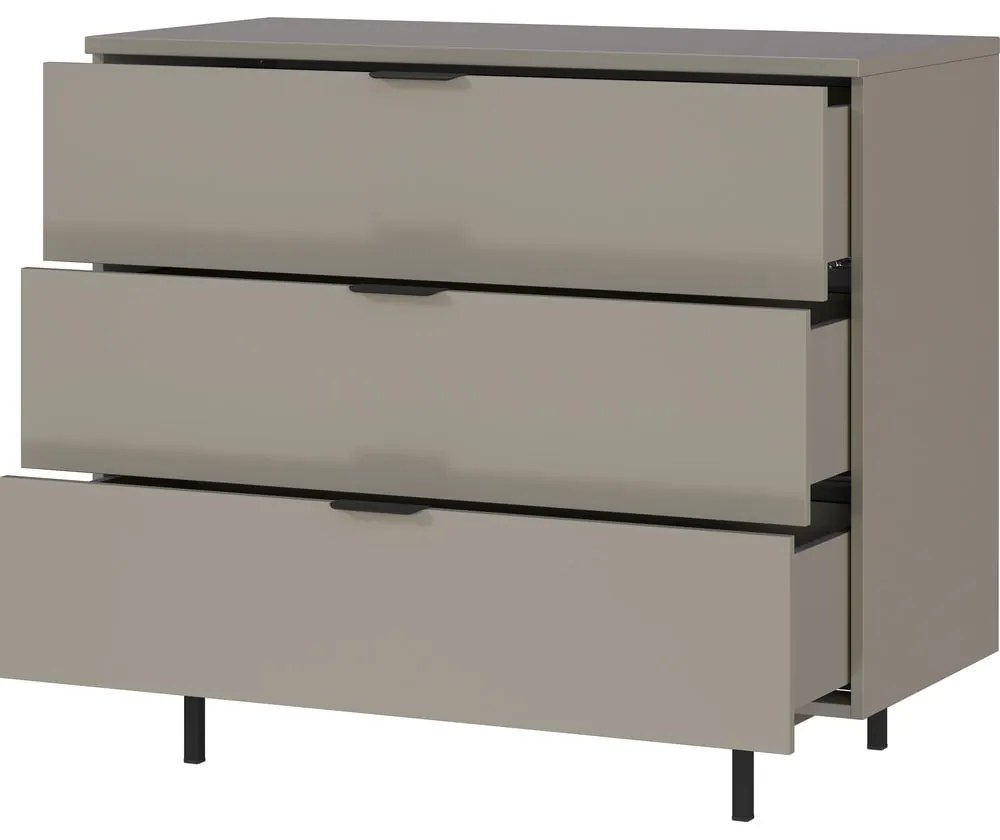 Sivá detská komoda 105x92x54 cm Tomino – Germania