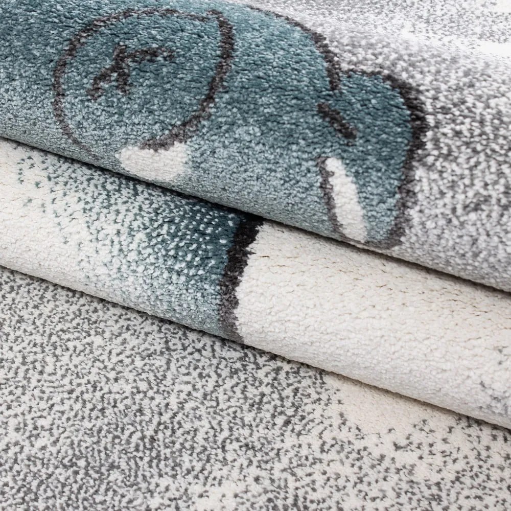 Modro-sivý detský koberec 140x200 cm Kids – Ayyildiz Carpets