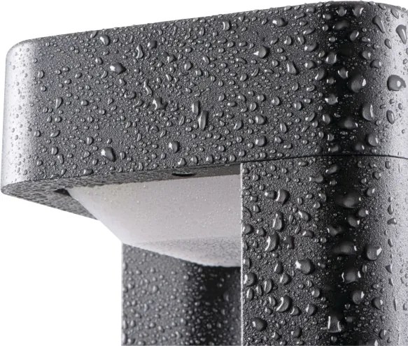 Kanlux 36552 - Vonkajšie nástenné svietidlo PEVO 1xGX53/11W/230V IP44 antracit