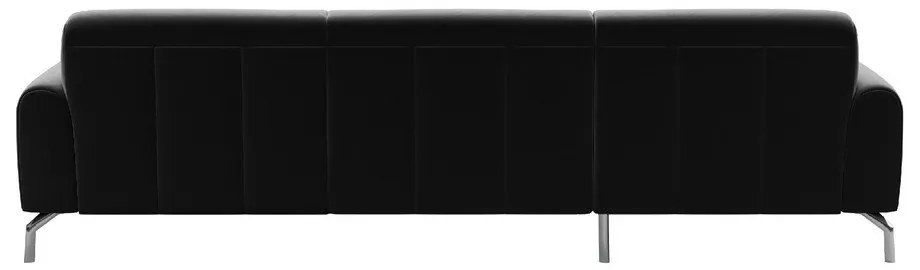 Tmavosivá zamatová rohová pohovka MESONICA Puzo, ľavý roh