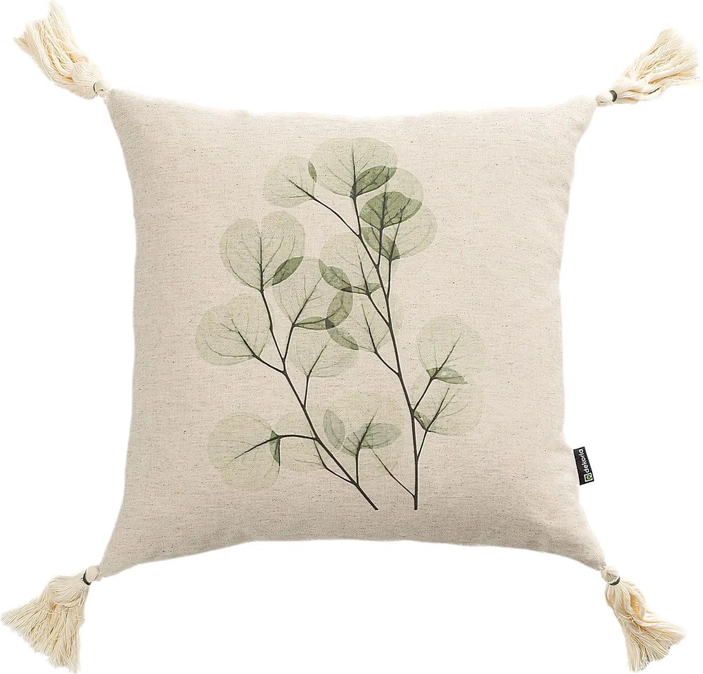 Obliečka na vankúš Eucalypta Tassel 45x45 cm