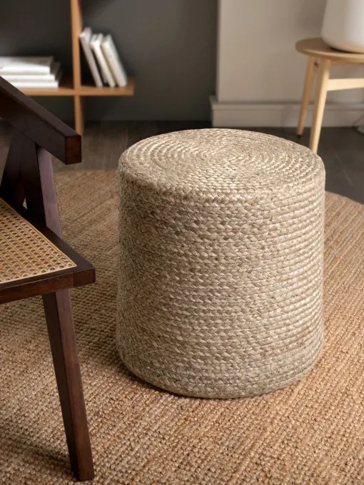 Taburetka Hanse Home Looma naturálna / sivá