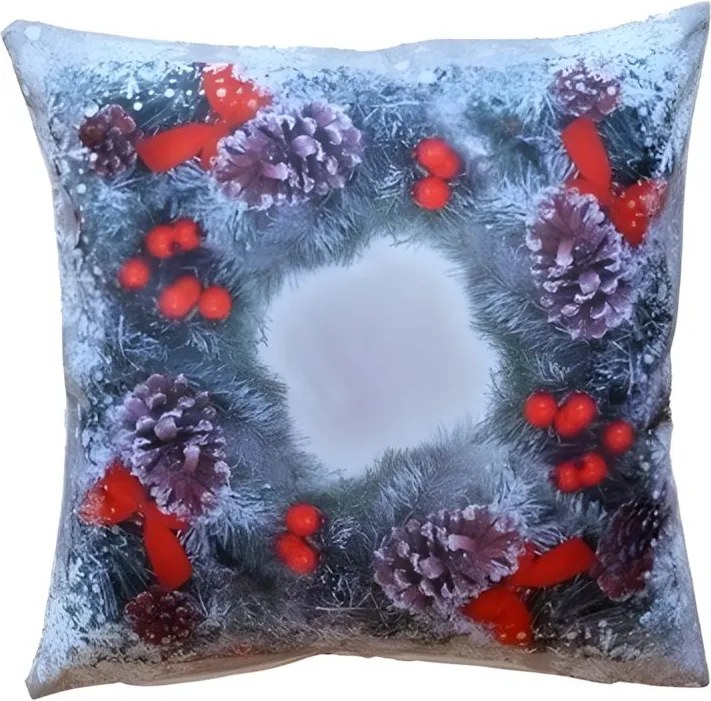 Vankúšová obliečka Vianočné ihličie 40 × 40 cm