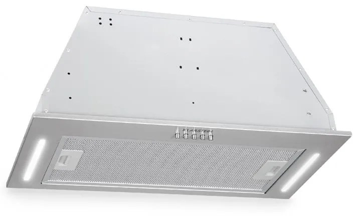 Klarstein Down Under 60, digestor, 60 cm, vstavaný, 590 m³/h, LED, nehrdzavejúca oceľ