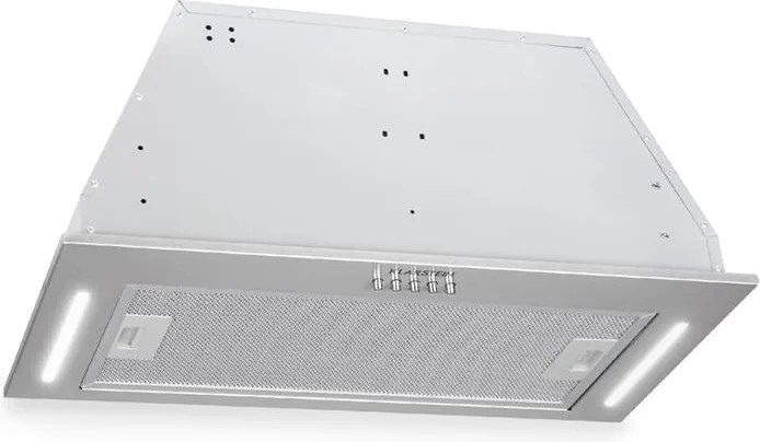 Klarstein Down Under 60, digestor, 60 cm, vstavaný, 590 m³/h, LED, nehrdzavejúca oceľ