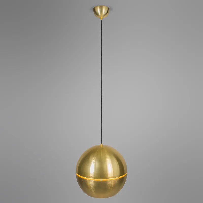 Závesné svietidlo v štýle Art Deco zlaté 50 cm - Slice