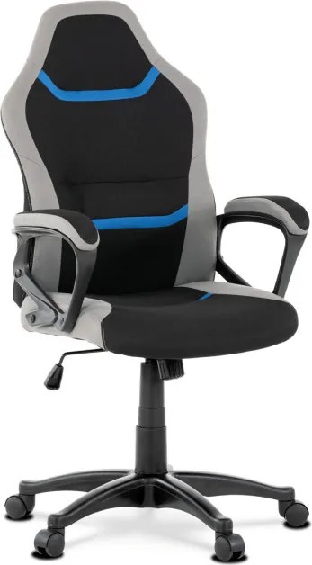 Detská otočná stolička čierna KA-L611 BLUE