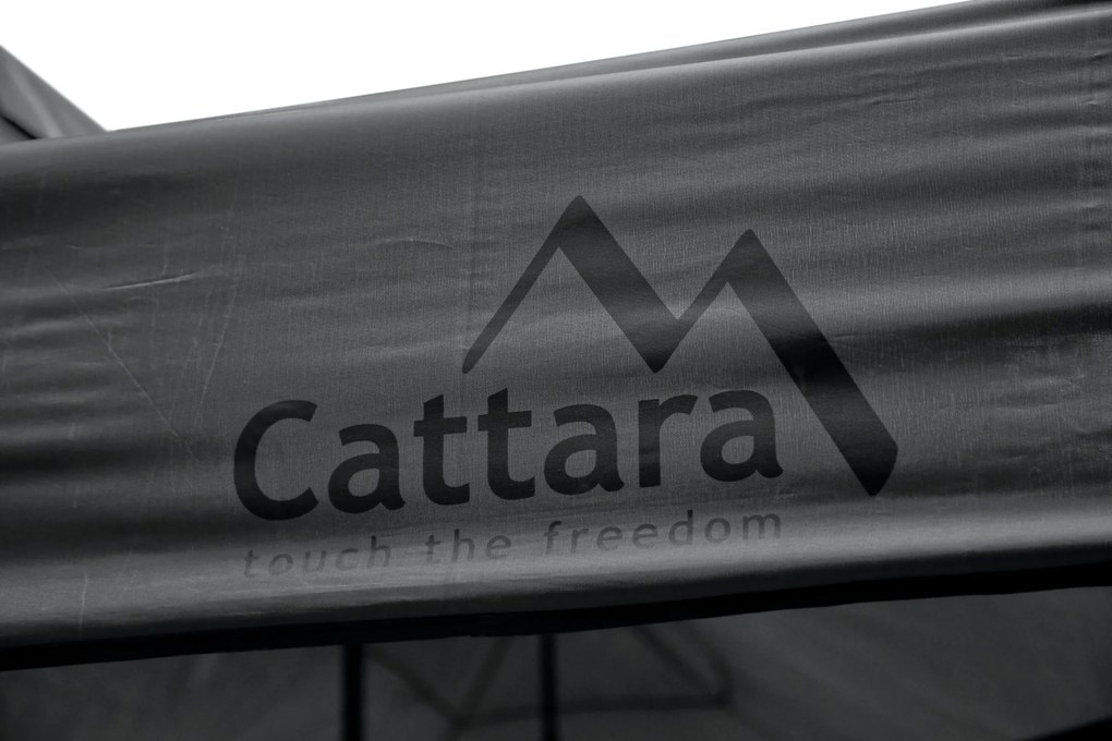 CATTARA Párty stan s nožnicovým konštrukciou 3x6 m, sivý, WATERPROOF