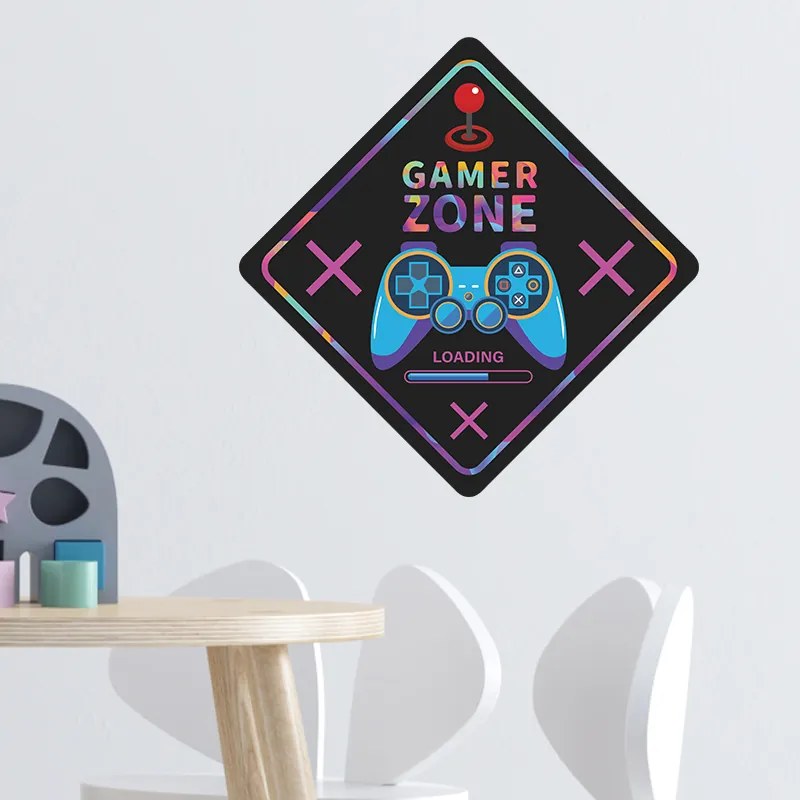 Samolepka na stenu "Gamer Zone" 40cm