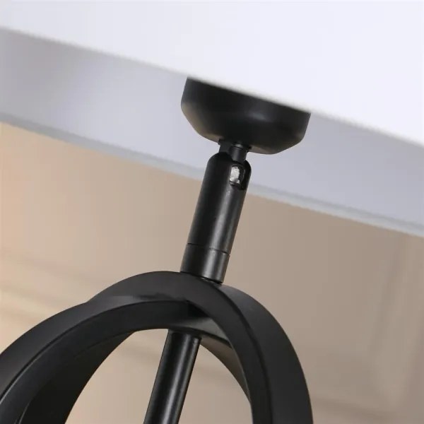 Searchlight EU91101WH - Stolná lampa CHIC 1xE27/60W/230V biela