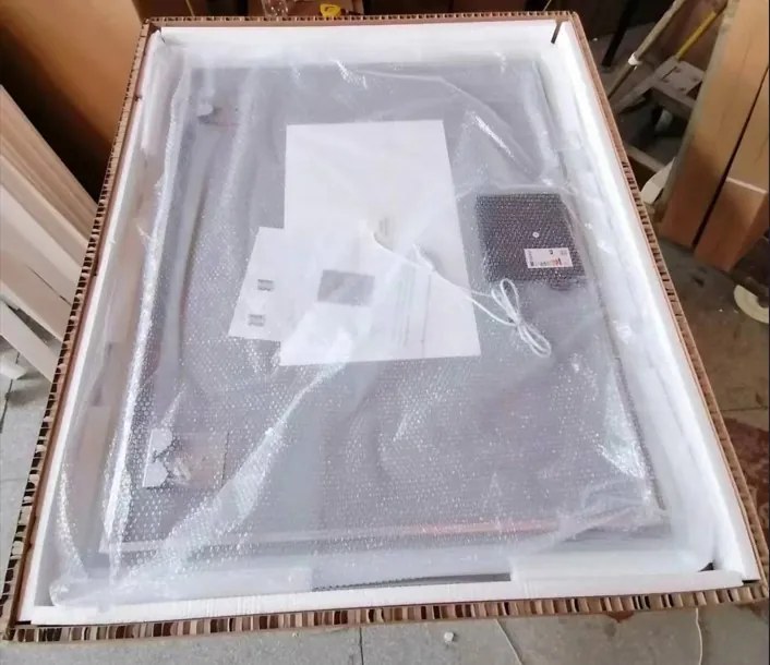 Erga Ava, LED zrkadlo 50x70cm, 1840 lm, 6500K, predné/zadné osvetlenie, ERG-V01-120-5070-00