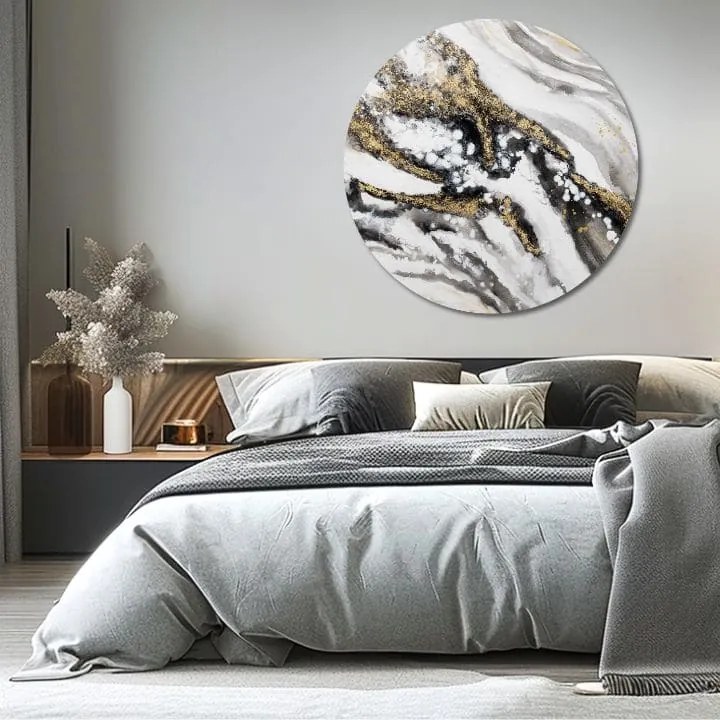Okrúhly maľovaný obraz Príbeh zeme | different dimensions