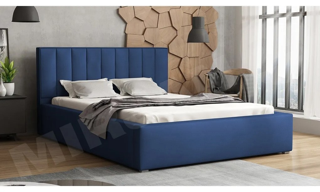 Čalúnená posteľ s úložným priestorom a roštom Sonden, Rozmer postele: 180x200, Dostupné poťahy: Victoria 14 863