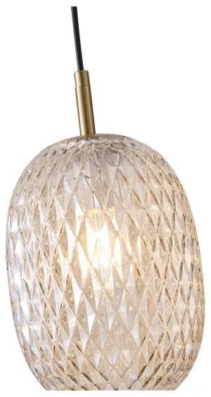 Luster na lanku 1xE14/25W/230V číra pr. 15 cm