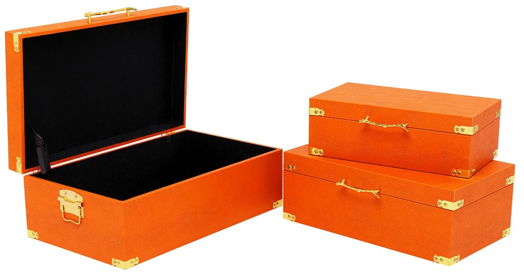 Noah set boxov oranžový