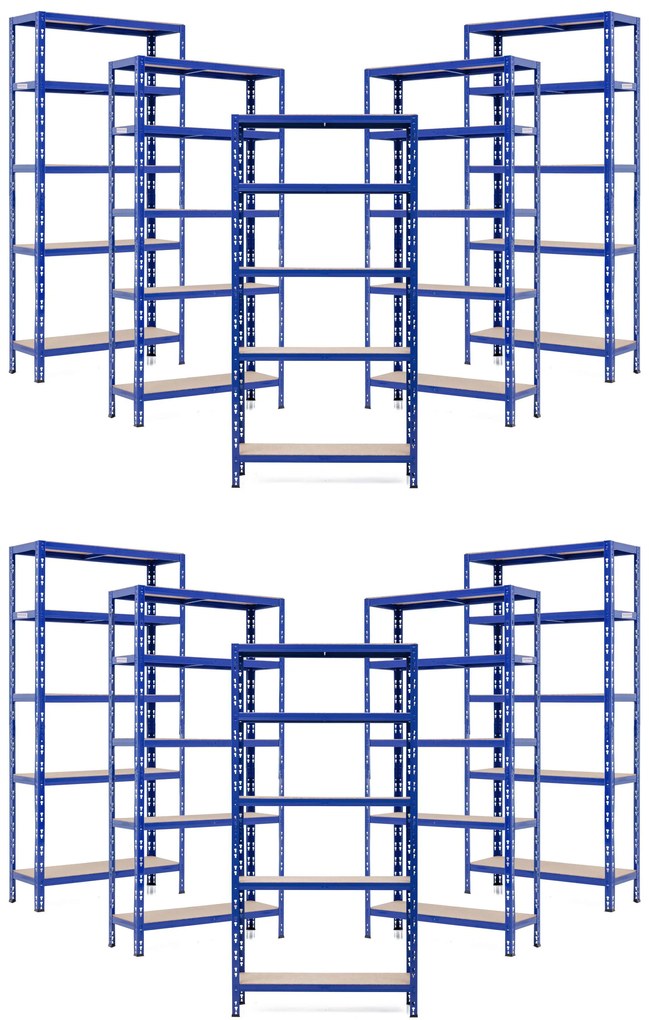 Trestles Balíček 10xSUPER HIT - Policový regál 1800x900x600 Farba: červená