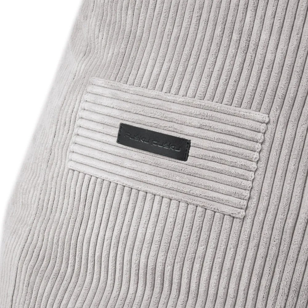 Hnedý menčestrový sedací vak Snug 100 – SLOWDOWN