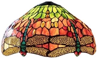 Tiffany luster Ø42 kolekcia MULTICOLOUR 2*E27