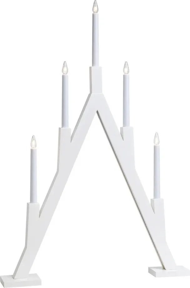 Biela vianočná svetelná dekorácia Bjurfors – Markslöjd