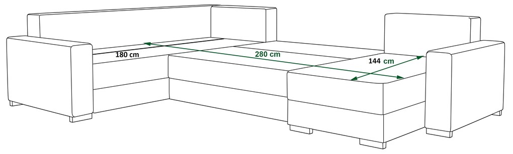 Rohová sedacia súprava Odyssey 3 (hnedá + tmavohnedá) (L). Vlastná spoľahlivá doprava až k Vám domov. 1057337