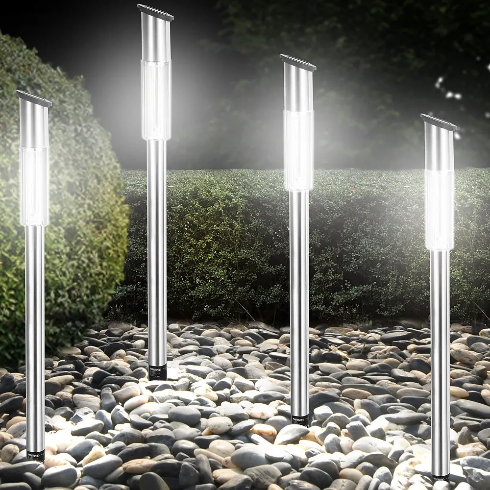 InternetovaZahrada Sada 4 LED solárnych lamp