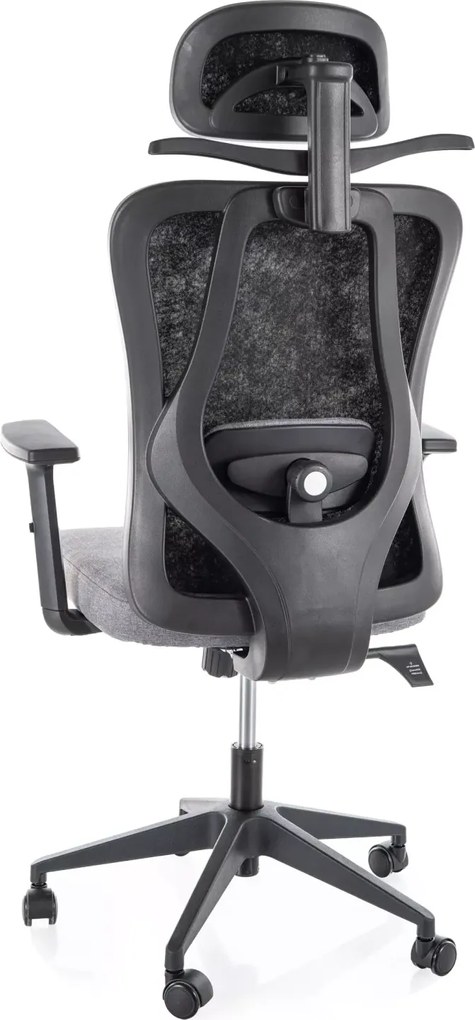 SI Otočná stolička Q-080M čierna