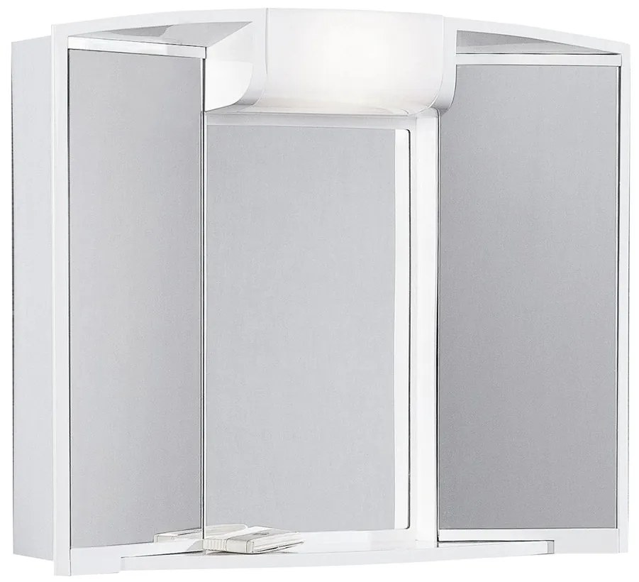 Aqualine Aqualine, ANGY galérka 59x50x15cm, 1x12W, biela plast, 541202