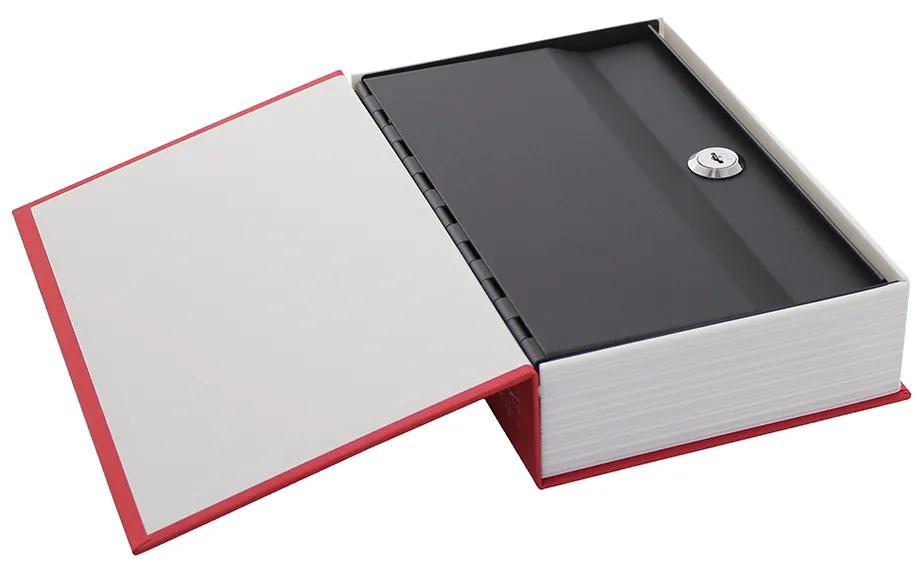 Rottner BookCase úschovná kazeta červená