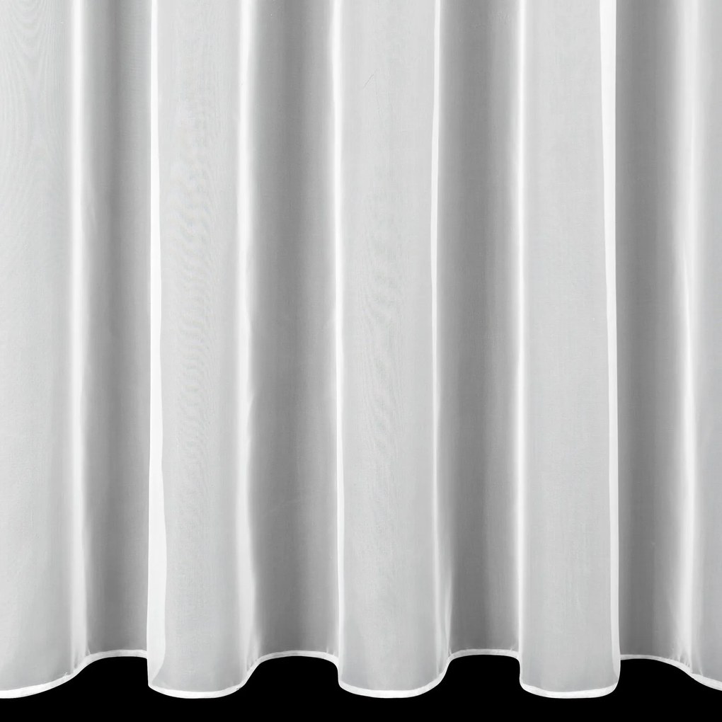 ZÁCLONA NA KRÚŽKOCH LUCY 300X150 CM BIELA