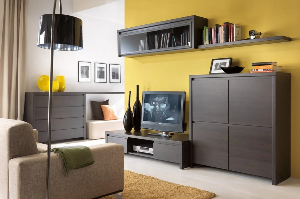 Zrkadlo na stenu Kaspian LUS/50 - wenge