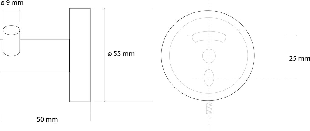 Sapho Sapho, X-ROUND GOLD dvojháčik, zlatá matná, XR202GB