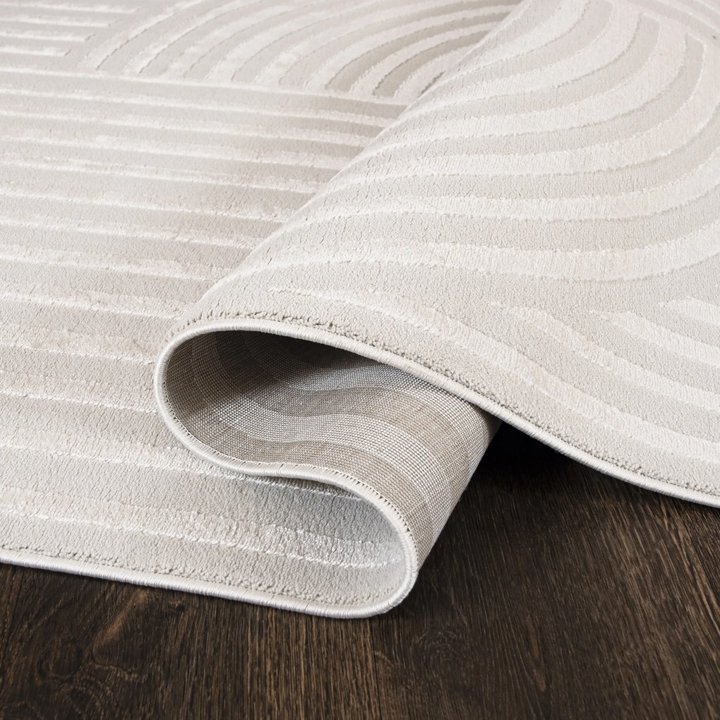 TA Koberec NG91A CREAM/CREAM ELLEN Krémový Obdĺžnikový Rozmer: 180x250 cm