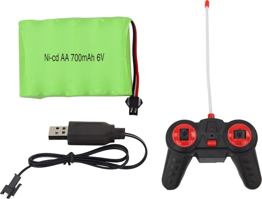 LEAN Toys RC policajné auto v mierke 1:12 modré